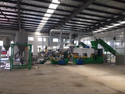 chất lượng  PP Raffia Bag Granulating Plastic Recycling Machine Line 380V 50HZ nhà máy sản xuất