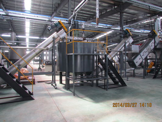 Máy tái chế chai nhựa động cơ 100kw Wannan