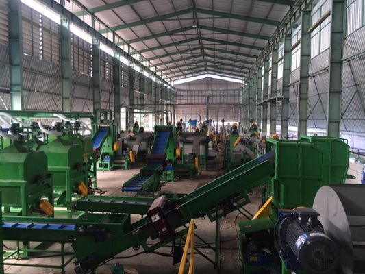 Máy nghiền nhựa PP PE Máy tái chế nhựa Máy giặt sấy