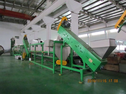 Máy nghiền nhựa PP PE Máy tái chế nhựa Máy giặt sấy