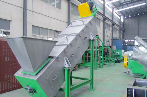 Máy giặt ma sát tốc độ cao 1500KG / H, Dây chuyền máy tái chế nhựa sS304