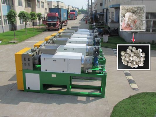 Máy sấy ép nhựa quay 400mm 1t / H cho màng PE