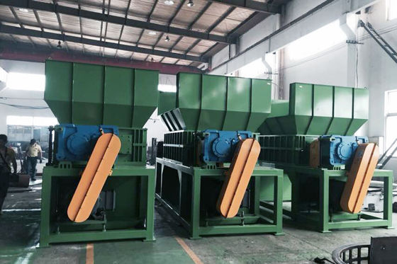 Máy hủy tài liệu nhựa 45 * 2kw, Máy hủy giấy phuy Lưỡi 50mm