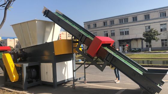 Túi dệt 3 pha Máy hủy tài liệu trục đơn
