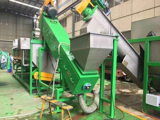 Máy tái chế chai nhựa cứng 380V PP PE