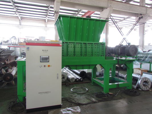 Máy hủy tài liệu trục đôi 18,5kw, Máy băm lốp bền
