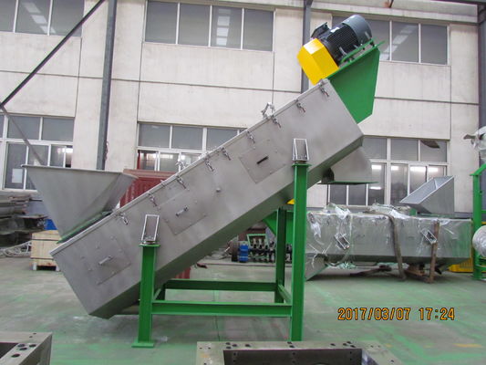 Máy tái chế nhựa SS304 37kw cho màng PE PP