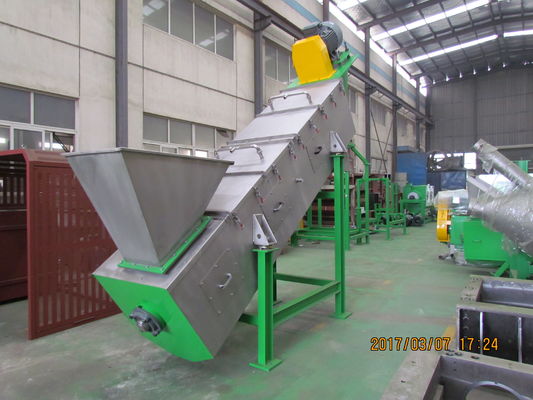 Máy tái chế nhựa SS304 37kw cho màng PE PP