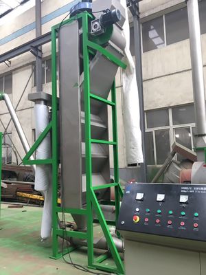 Máy tái chế nhựa chai sữa thải Máy nghiền dây chuyền giặt sấy