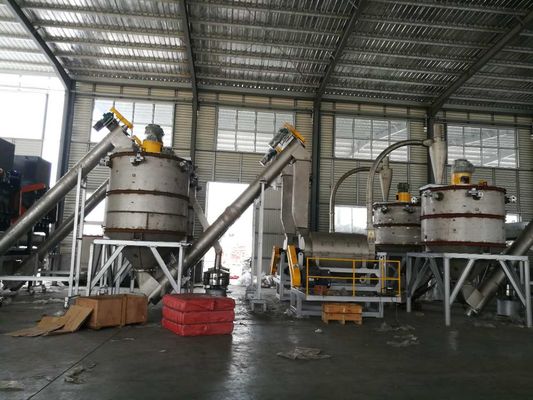 Máy tái chế PET 1000kg / h / nhà máy tái chế chai vật nuôi / dây chuyền rửa vảy vật nuôi, dây chuyền tái chế nhựa