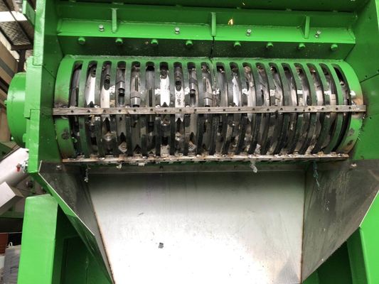 Máy hủy rác thải nhựa 1500kg / H, Máy hủy tài liệu nhựa dạng túi tấn