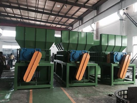 Màng rác 15 tấn / h Máy hủy tài liệu trục đôi