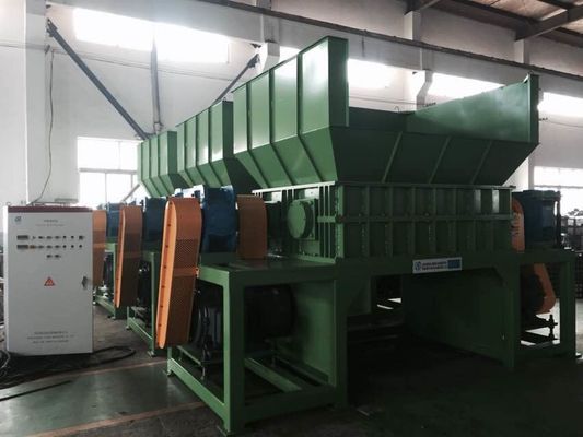 Màng rác 15 tấn / h Máy hủy tài liệu trục đôi
