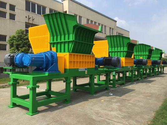 Máy hủy tài liệu nhựa trống 38 lưỡi 18,5kw, Máy hủy trục đôi Độ ồn thấp