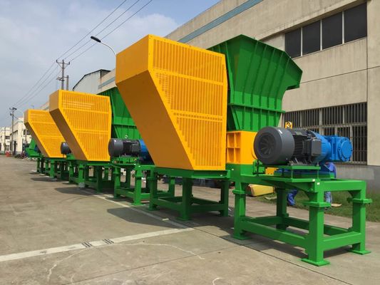 Máy hủy tài liệu nhựa trống 38 lưỡi 18,5kw, Máy hủy trục đôi Độ ồn thấp