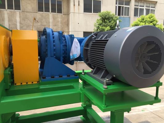Máy hủy tài liệu nhựa trống 38 lưỡi 18,5kw, Máy hủy trục đôi Độ ồn thấp
