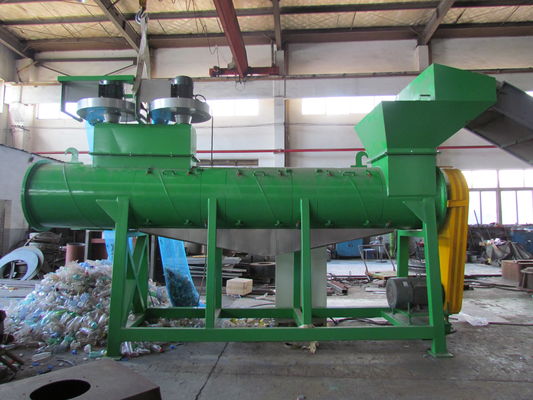 Máy tái chế nhựa 2 tấn / H Máy tháo nhãn nắp chai PET