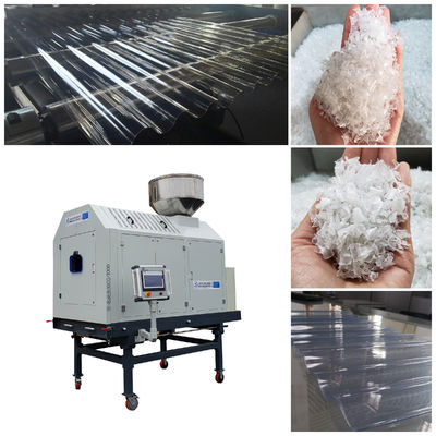 Máy sấy hồng ngoại cho Máy đùn ngói sóng nhựa PET, độ ẩm cuối cùng 50ppm, thời gian sấy 20 phút