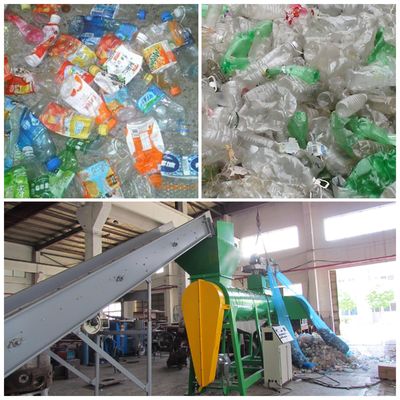 Máy xóa nhãn chai PET / Máy tách nhãn chai / Máy làm sạch chai vật nuôi / Máy tái chế chai PET
